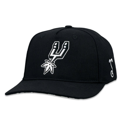 San Antonio Spliffs Black 501 Snapback Hat
