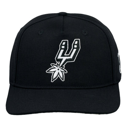 San Antonio Spliffs Black 501 Snapback Hat