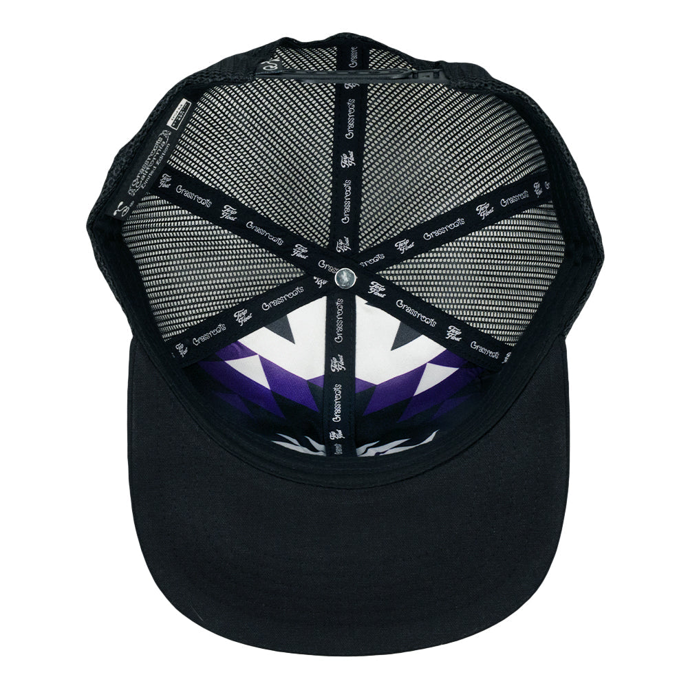 Terp Float Black Mesh Snapback Hat