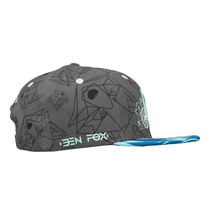 Ben Fox Ice Fox Gray Snapback Hat