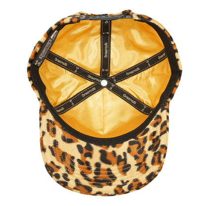 Disco Ball Cat Cheetah Brown 501 Snapback Hat