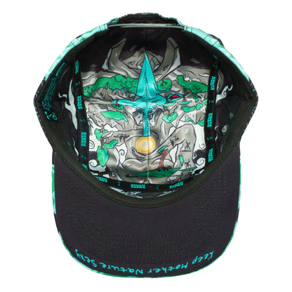 Chattanooga River Games Black 5 Panel Snapback Hat