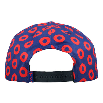 Donut Pattern Navy 501 Snapback Hat
