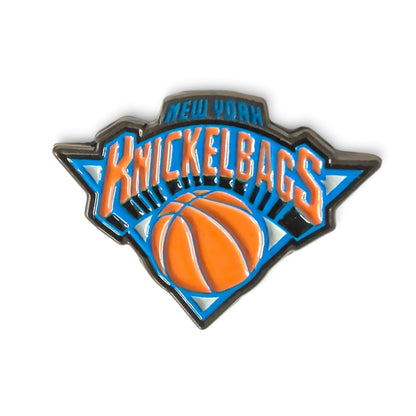 New York Knickelbags Orange Pin