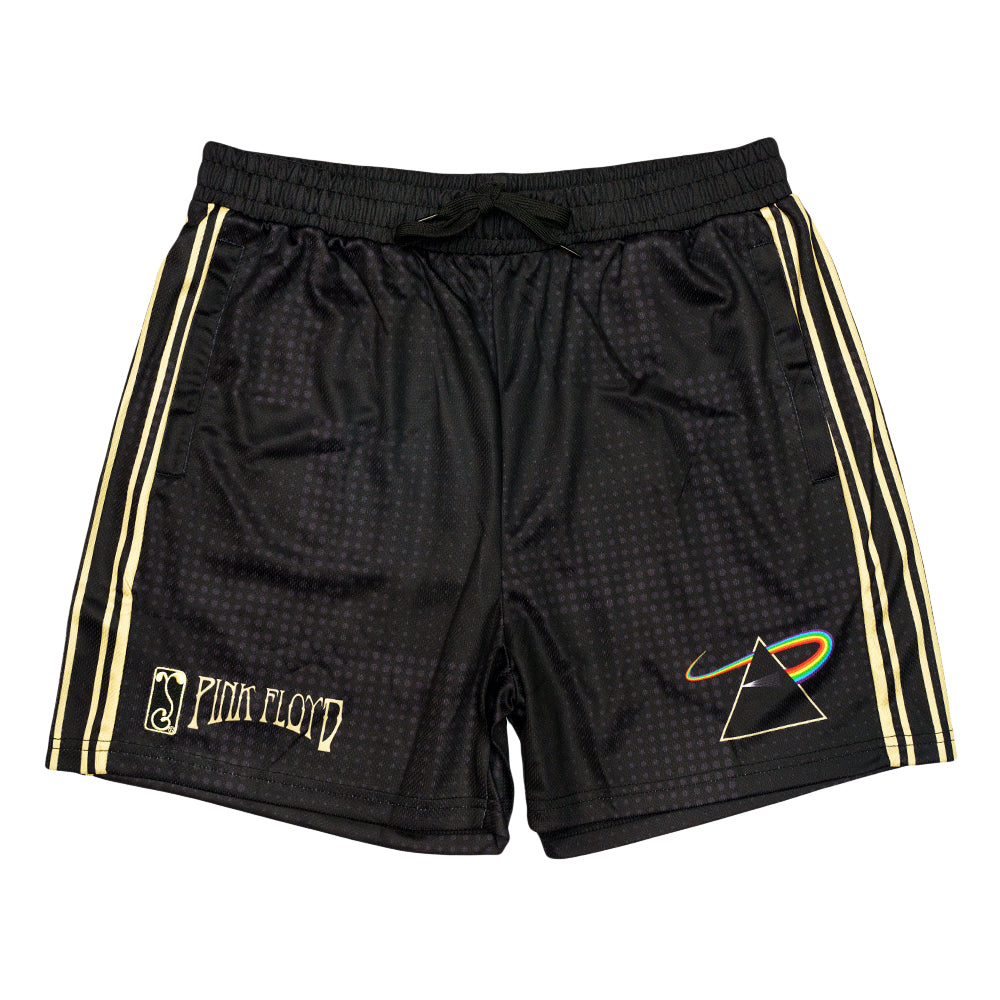 Pink Floyd DSOTM Black Soccer Shorts