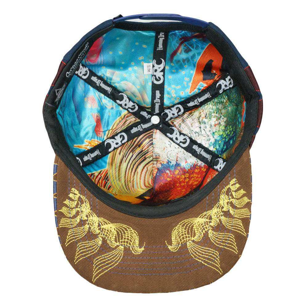 Android Jones Humming Dragon Navy Snapback Hat