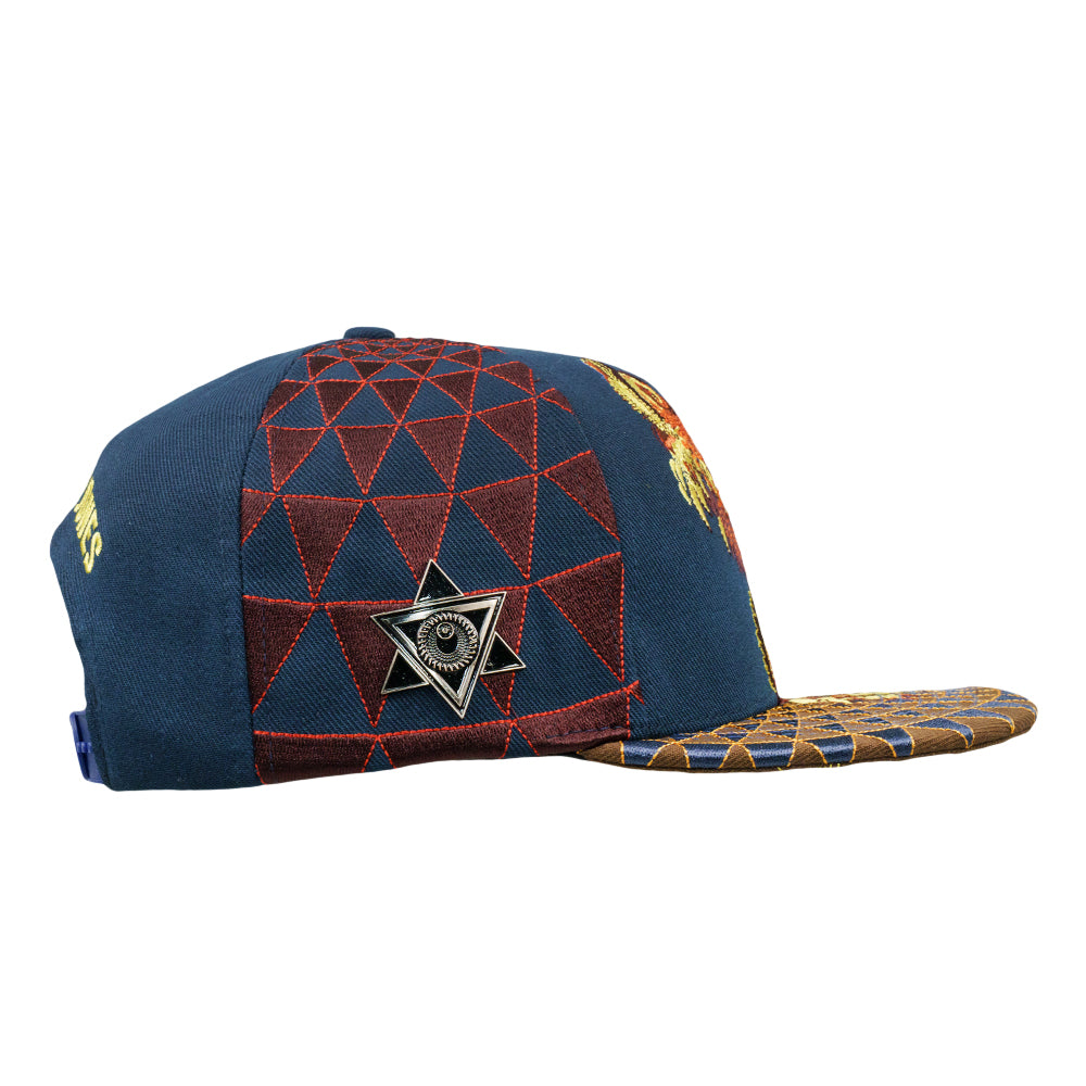 Android Jones Humming Dragon Navy Snapback Hat