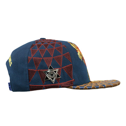 Android Jones Humming Dragon Navy Snapback Hat