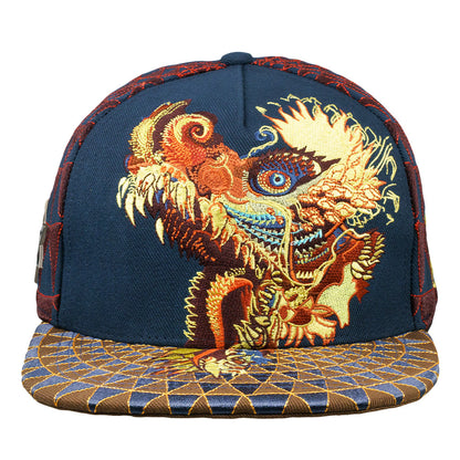 Android Jones Humming Dragon Navy Snapback Hat