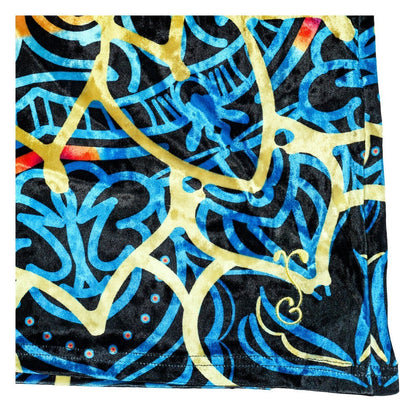 G Sprout Mandala Crushed Velour Shorts
