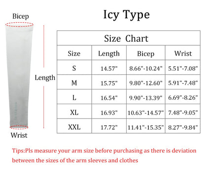ROCKBROS Sun Protection Arm Sleeves Cooling for Running Golf Fishing Cycling