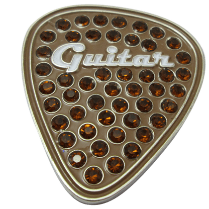 Guitar Pick Crystal Ball Marker & Hat Clip by ReadyGOLF