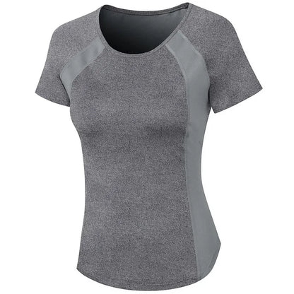 Women's Breathable Mesh Running Shirt   Quick Dry  Elastic Yoga Top