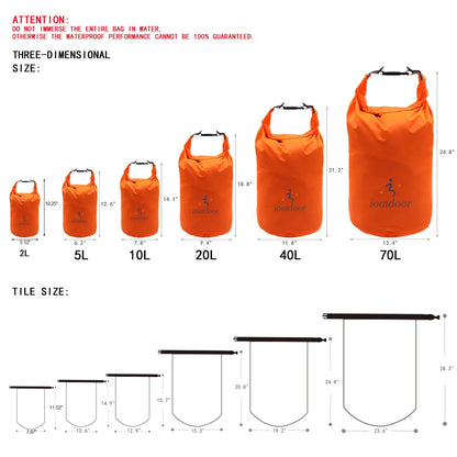 Lightweight Waterproof Dry Bag for Kayaking & Swimming