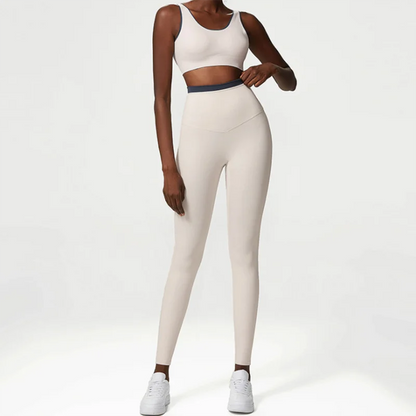 Women's 2 Piece Yoga Set Tight Fitting High Waisted