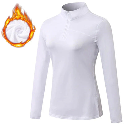 Breathable  Moisture Wicking Sports Top with Zipper