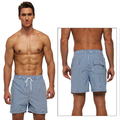 Men's Summer Print Beach Shorts: Swim, Surf & Workout Trunks