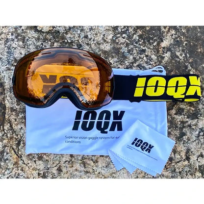 Clear Vision on the Slopes  Double Layer Ski Goggles