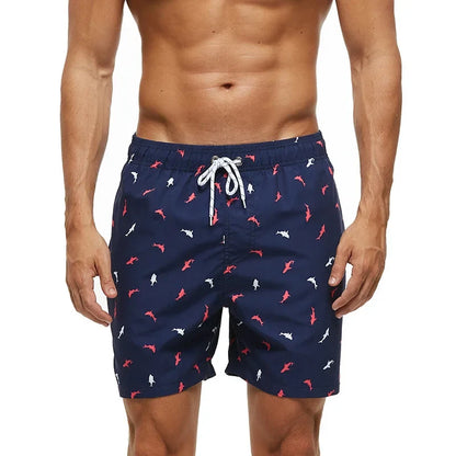 Men's Summer Print Beach Shorts: Swim, Surf & Workout Trunks