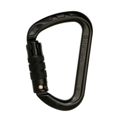 D-Shape Rock Climbing Carabiner - Auto-Locking and Durable