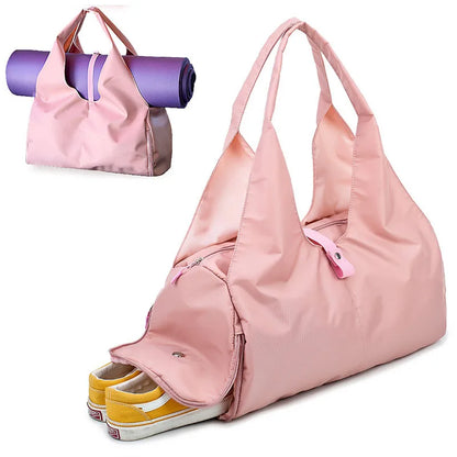All-Purpose Gym & Yoga Bag: Durable Nylon Tote for Men & Women