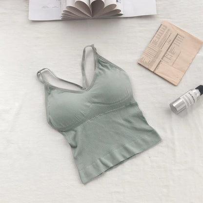 Sexy Cotton Push Up Tank Top