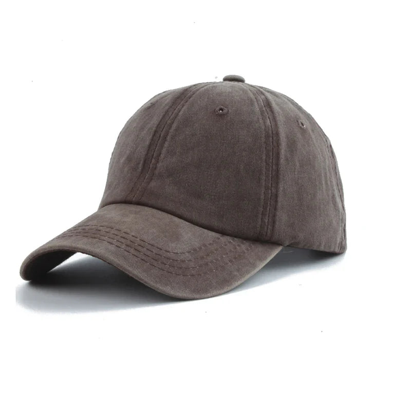 Classic Cotton Baseball Caps for Kids and Adults