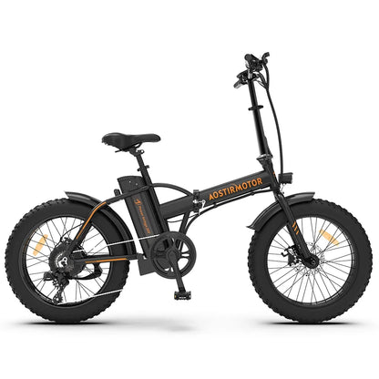 Portable Electric Bike 20" Fat Tires 500W Motor