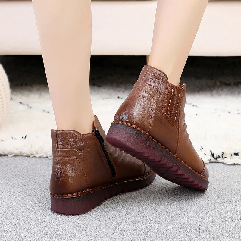 Stay Warm and Stylish Winter Women's Ankle Boots