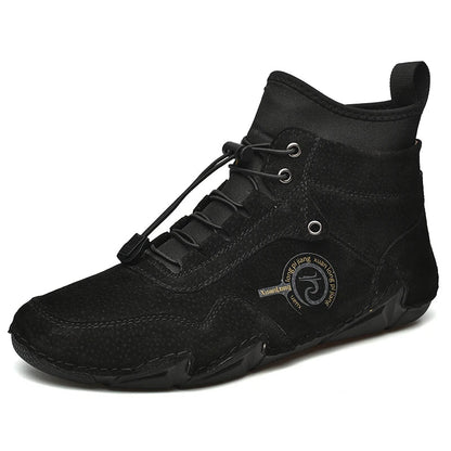 Conquer Winter in Style: Men's Leather Snow Boots