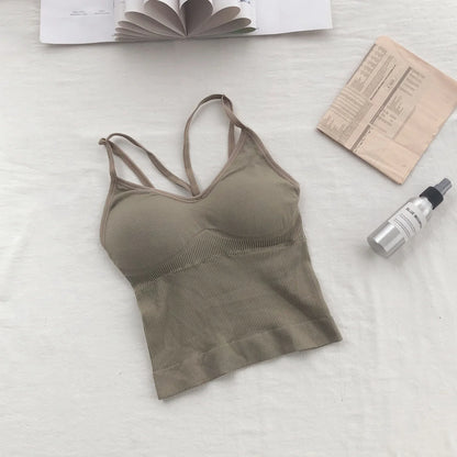 Sexy Cotton Push Up Tank Top