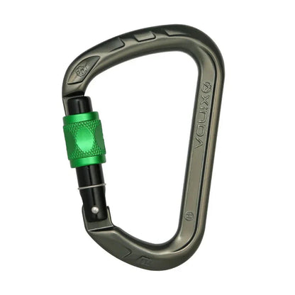 D-Shape Rock Climbing Carabiner - Auto-Locking and Durable