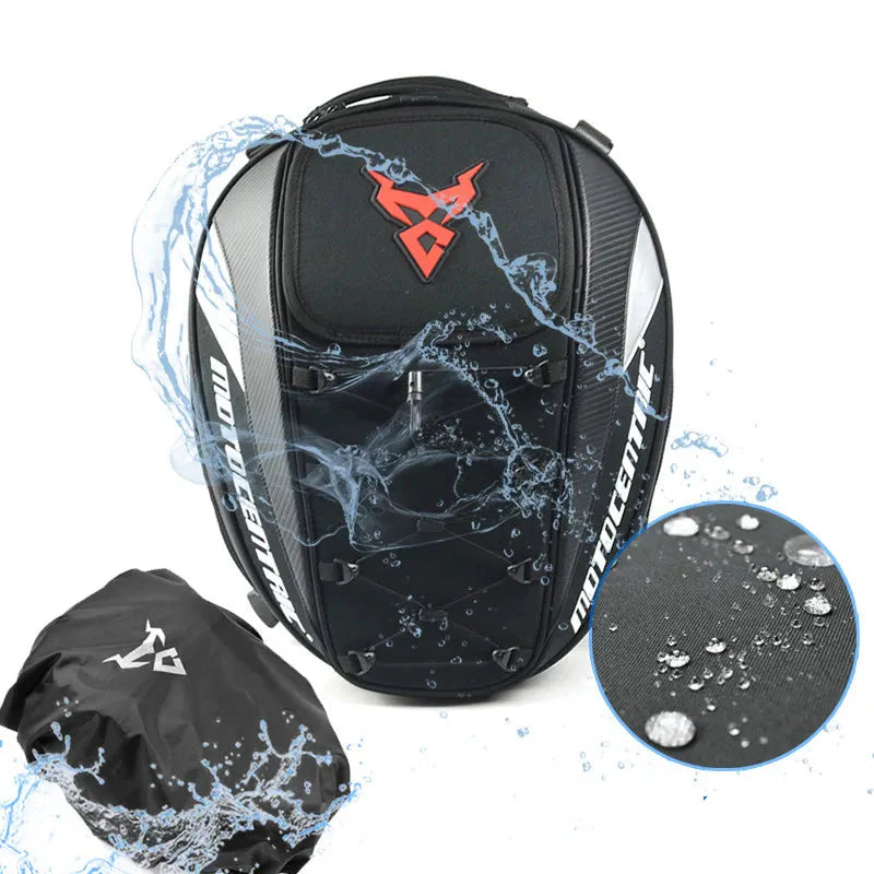 Conquer Any Ride Multifunction Motorcycle Rear Seat Bag with High Capacity