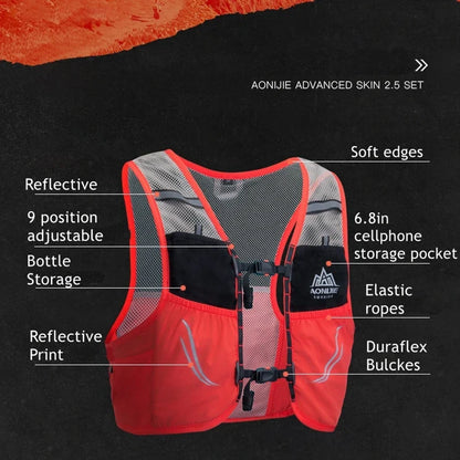 Ultralight Nylon Running Vest & Hydration Pack