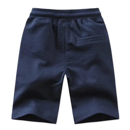 Boys Comfortable Knit Shorts with Zipper Pockets