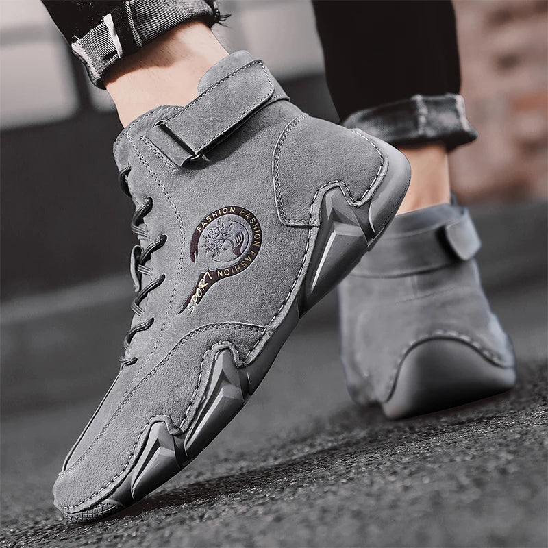 Comfort and Style: Big Size Men's Leather Boots