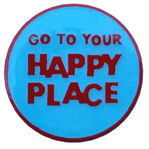 Happy Place Golf Ball Marker by ReadyGOLF