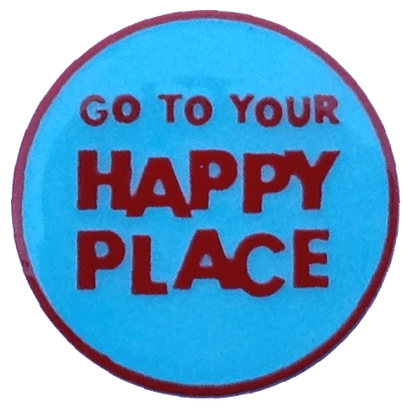 Happy Place Golf Ball Marker by ReadyGOLF