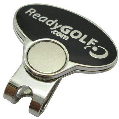 Unicorn Silhouette Ball Marker & Hat Clip with Crystals by readyGOLF