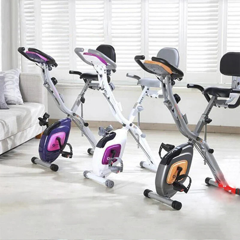 Foldable Magnetic Exercise Bike for Home Workouts