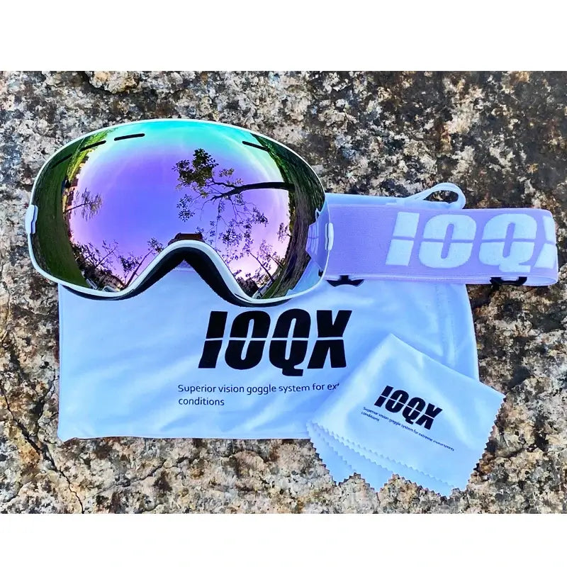 Clear Vision on the Slopes  Double Layer Ski Goggles