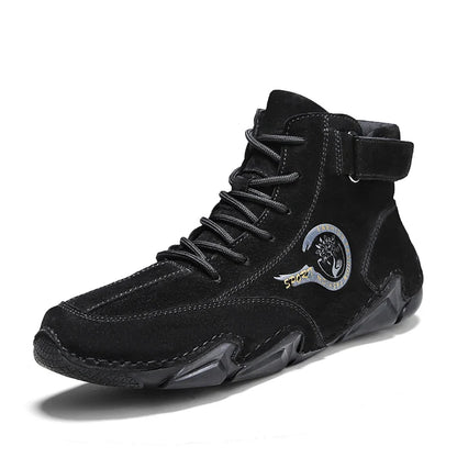 Comfort and Style: Big Size Men's Leather Boots