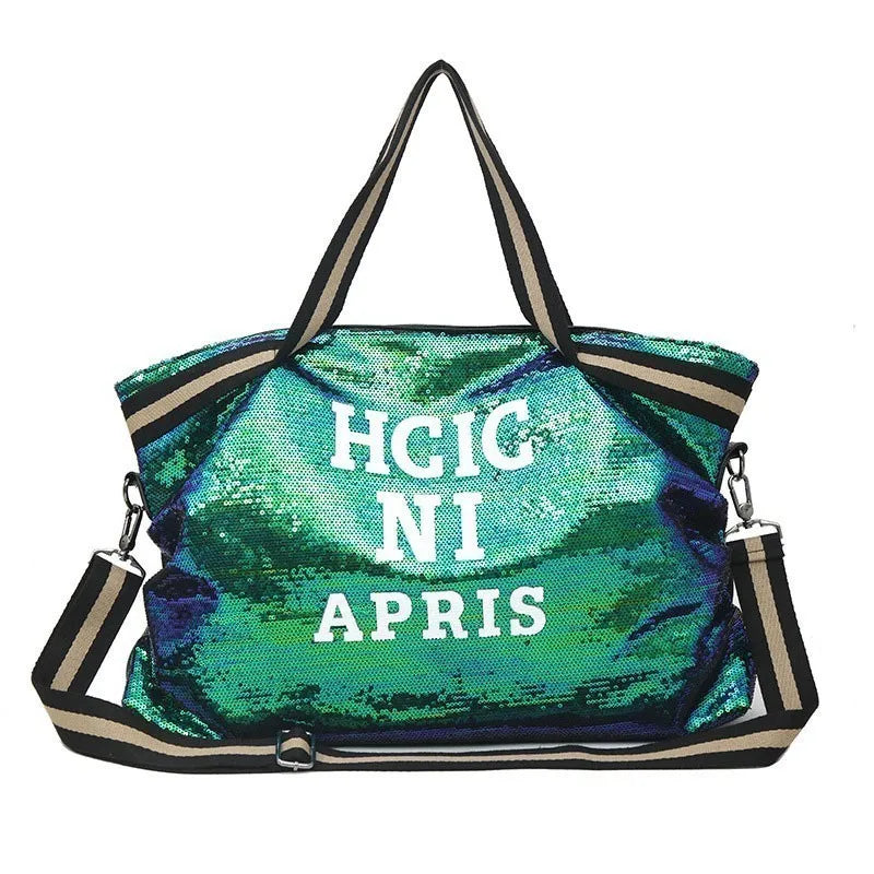 Sparkling Shoulder Bag: Large Tote for Travel