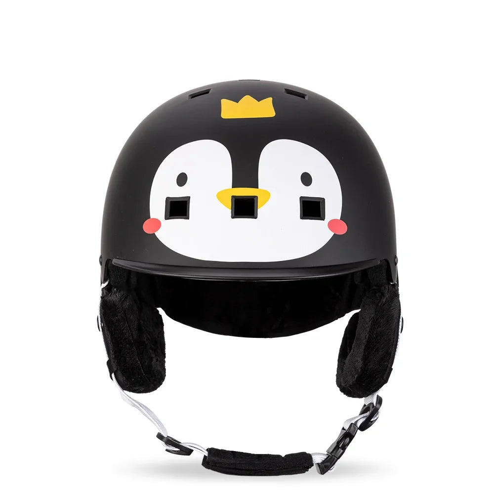 Kids Ski Helmet  Cartoons  Integrally Molded  Safety