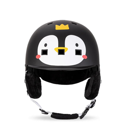 Kids Ski Helmet  Cartoons  Integrally Molded  Safety