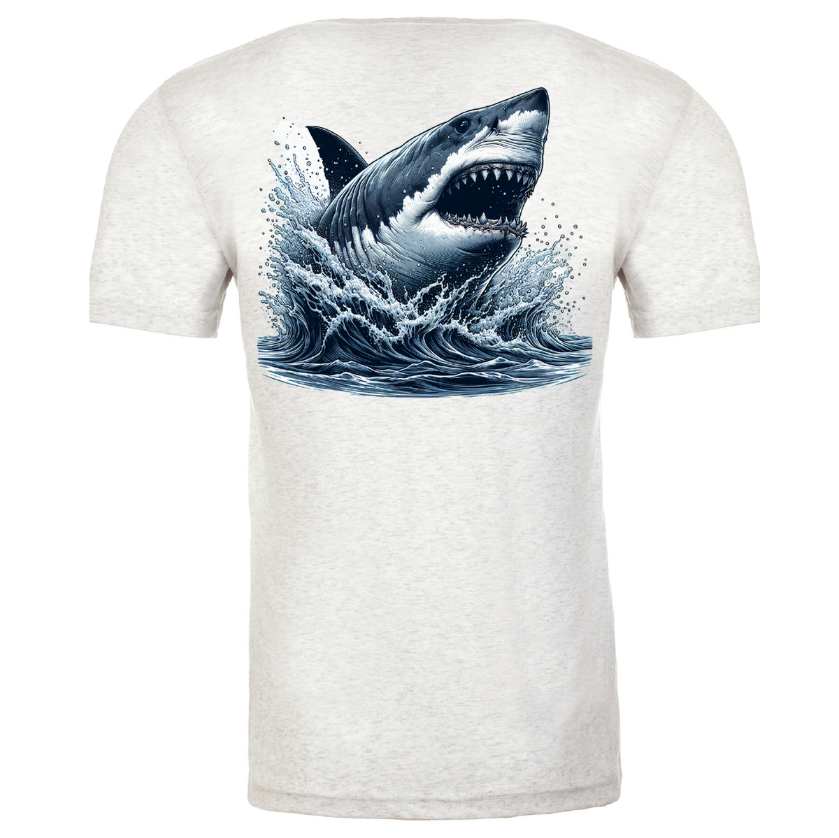 Cape Cod, MA Jaws Men's Soft Tee