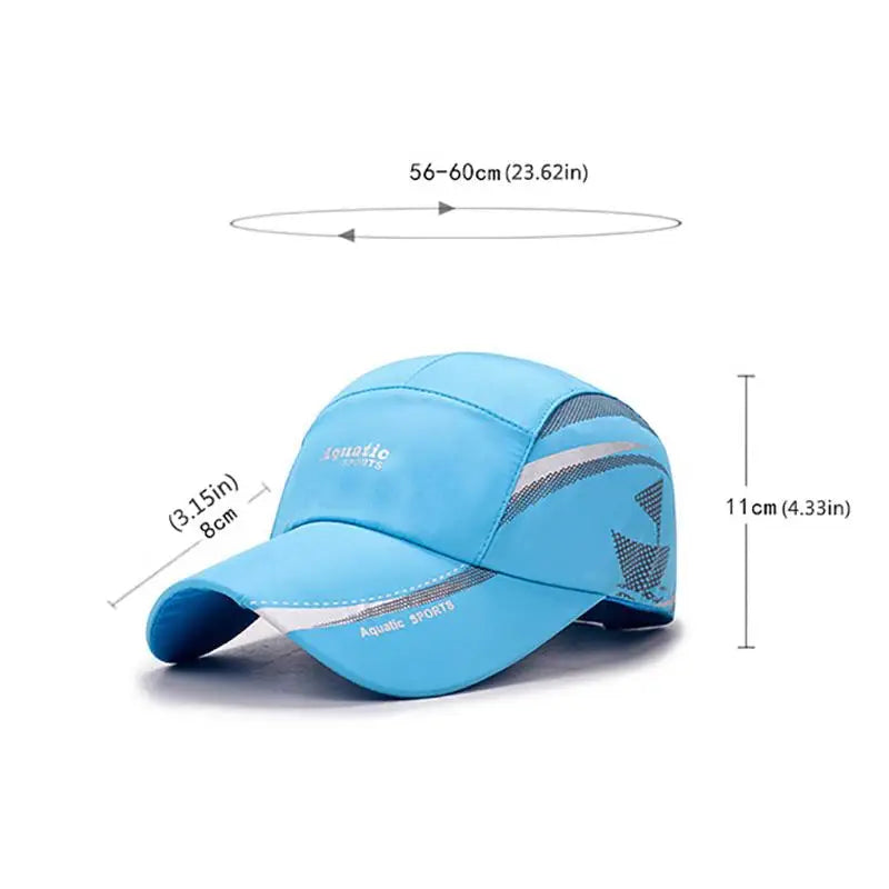 Waterproof Quick-Dry Sport Hat Adjustable Outdoor Golf & Fishing Cap
