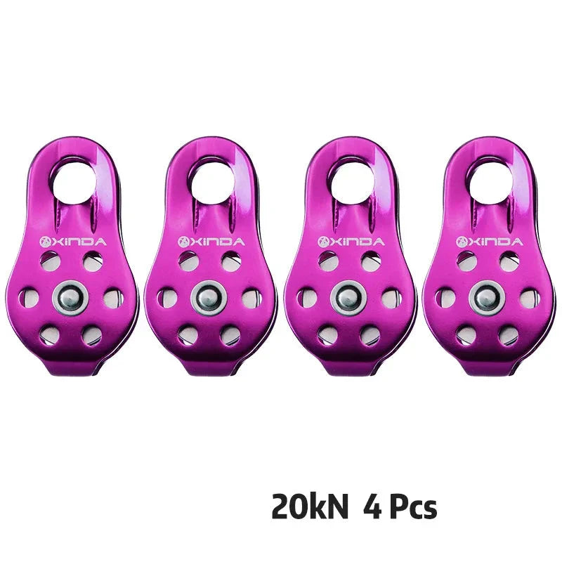 High-Altitude Traverse Pulley for Safe and Efficient Hauling