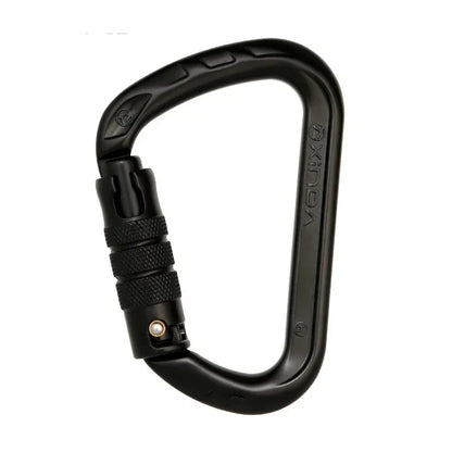 D-Shape Rock Climbing Carabiner - Auto-Locking and Durable