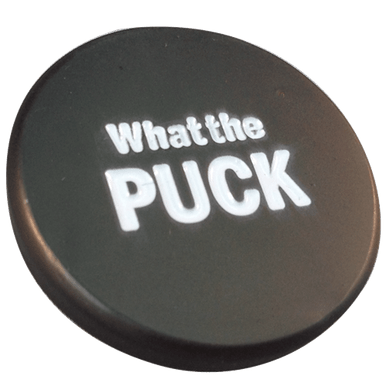 What The Puck Hockey Ball Marker & Hat Clip by ReadyGOLF